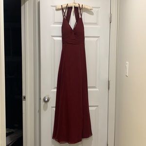 Azazie Bridemaids Dress: Cabernet